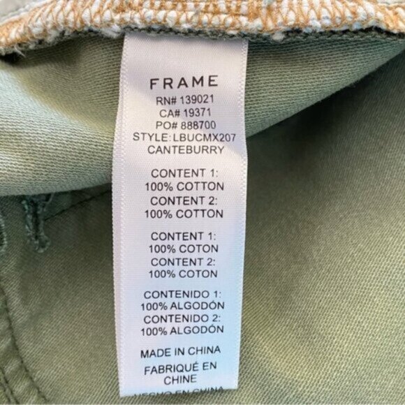 FRAME Denim Le Beau Boyfriend Jeans 27 Canteburry Wash 100% Cotton Pants $275 - Picture 8 of 12